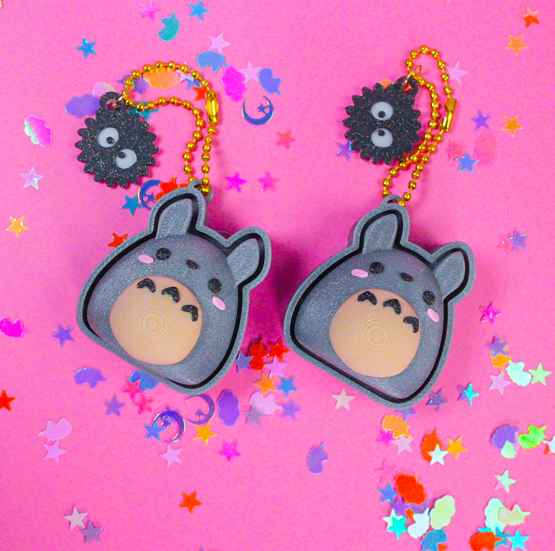 Totoro Clicker Keychain