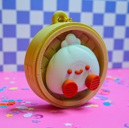 Dim Sum Clicker Keychain
