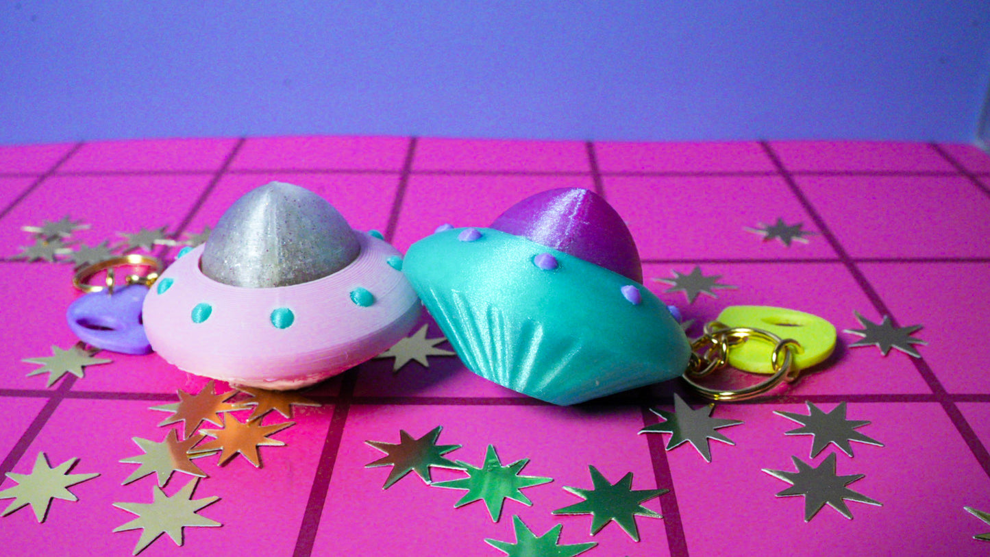 UFO Clicker Keychain