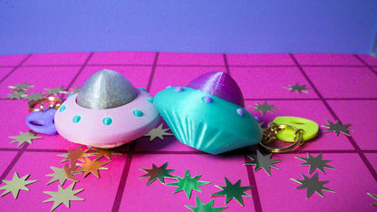 UFO Clicker Keychain