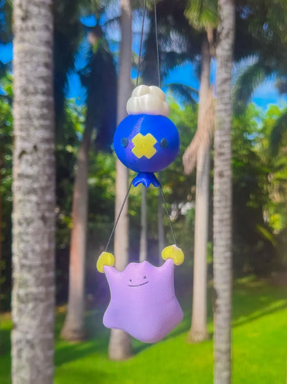 Drifloon + Ditto Car Charm