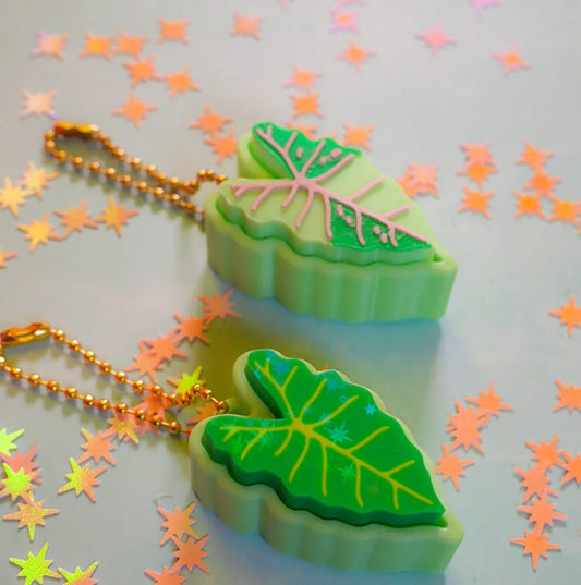 Alocasia Clicker Keychain