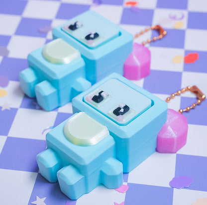 Pom Pom Clicker Keychain