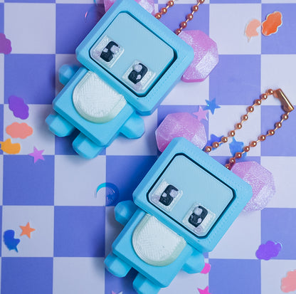 Pom Pom Clicker Keychain