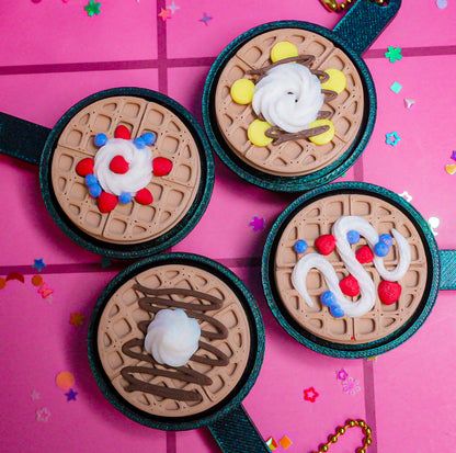 Waffle Clicker Keychain