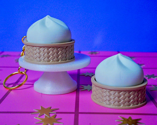 Dumpling Clicker Keychain