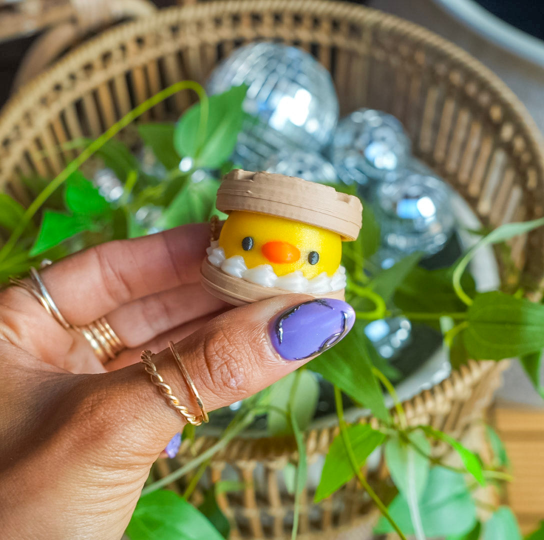 Chicken & Waffles Clicker Keychain