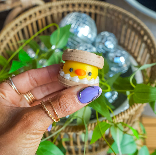 Chicken & Waffles Clicker Keychain