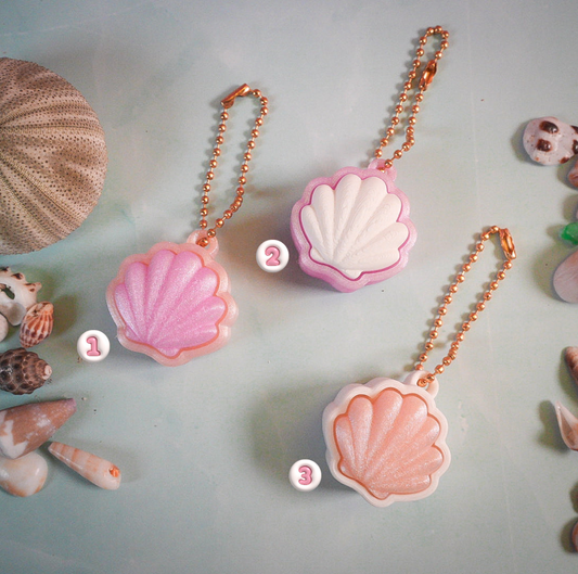 Seashell Clicker Keychain
