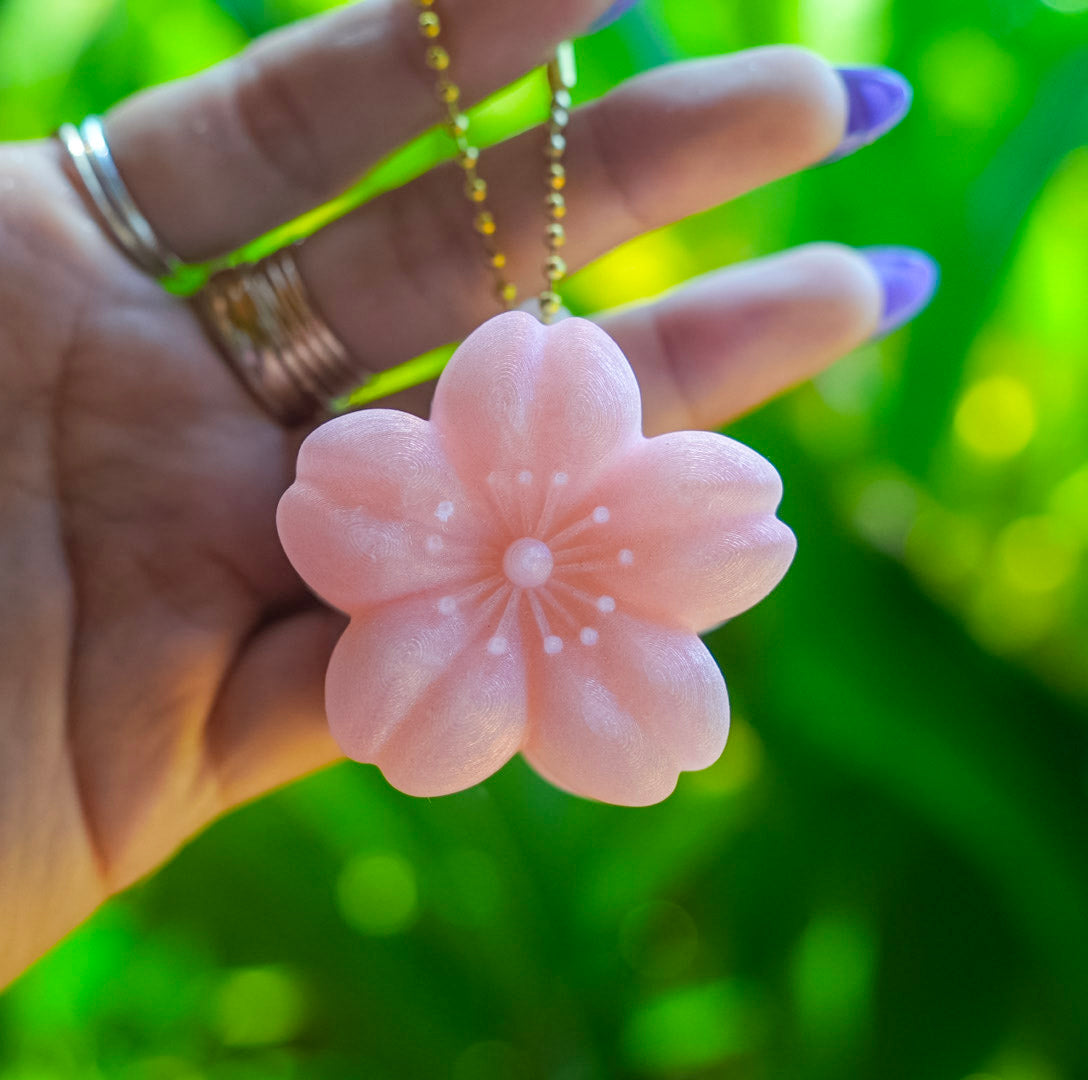 Sakura Clicker Keychain