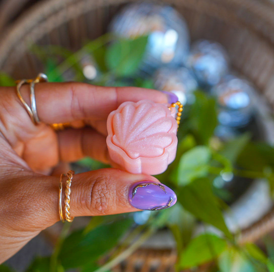 Seashell Clicker Keychain