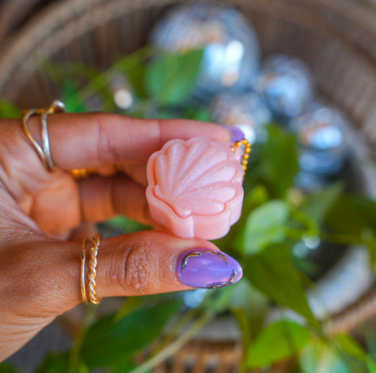 Seashell Clicker Keychain