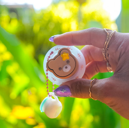 Bear Pancake Clicker Keychain