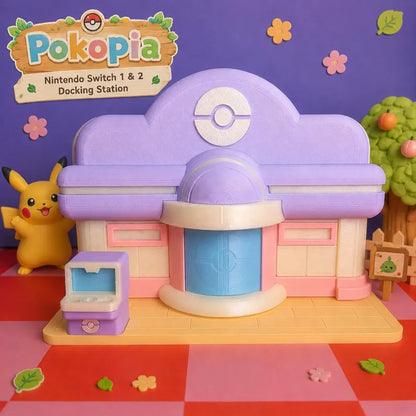 Pokopia Switch 1 & 2 Docking Station