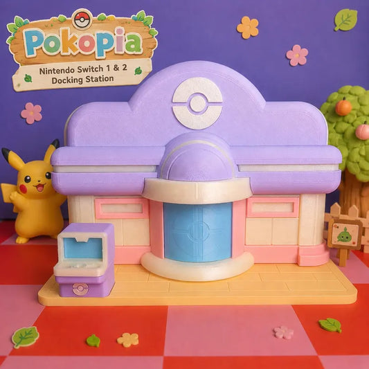 Pokopia Switch 1 & 2 Docking Station