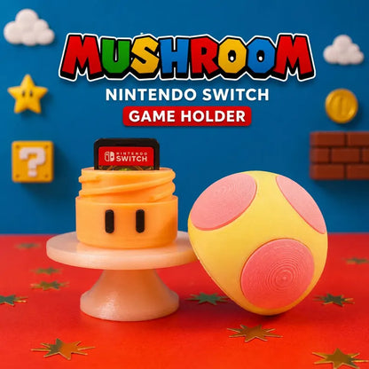 Nintendo Switch Mushroom Game Case
